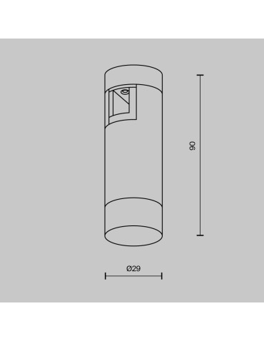 Maytoni Skim Lampa do Szyny Flarity LED 100lm 2700K Mosiądz TR145-1-3W2.7K-W-BS-DE - produkt 2