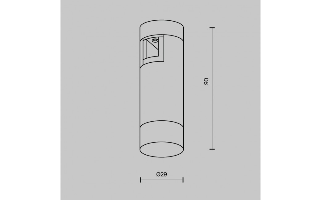 Maytoni Skim Lampa do Szyny Flarity LED 100lm 2700K Mosiądz TR145-1-3W2.7K-W-BS-DE