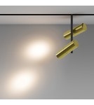 Magnetic rail lamps - Maytoni Elti Duo Double Spotlight for Exility LED Rail 1517lm 3000K Black and Brass TR005-2-2X12W3K-BBS - product 6