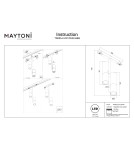 Magnetic rail lamps - Maytoni Elti Duo Double Spotlight for Exility LED Rail 1517lm 3000K Black and Brass TR005-2-2X12W3K-BBS - product 9