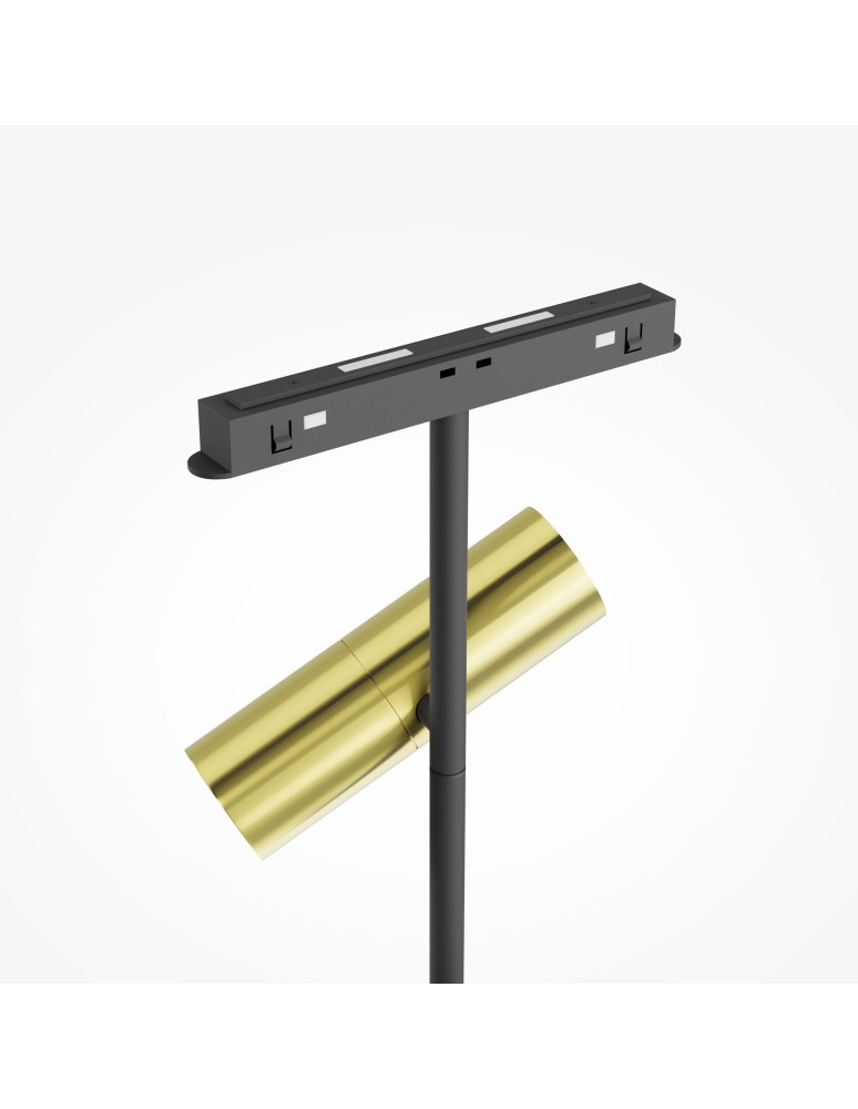 Magnetic rail lamps - Maytoni Elti Duo Double Spotlight for Exility LED Rail 1624lm 2700K-6000K Black and Brass TR005-4-2X12W-DS-BBS - product kolory-swiatla.pl 4