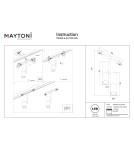 Magnetic rail lamps - Maytoni Elti Duo Double Spotlight for Exility LED Rail 1624lm 2700K-6000K Black and Brass TR005-4-2X12W-DS-BBS - product 9