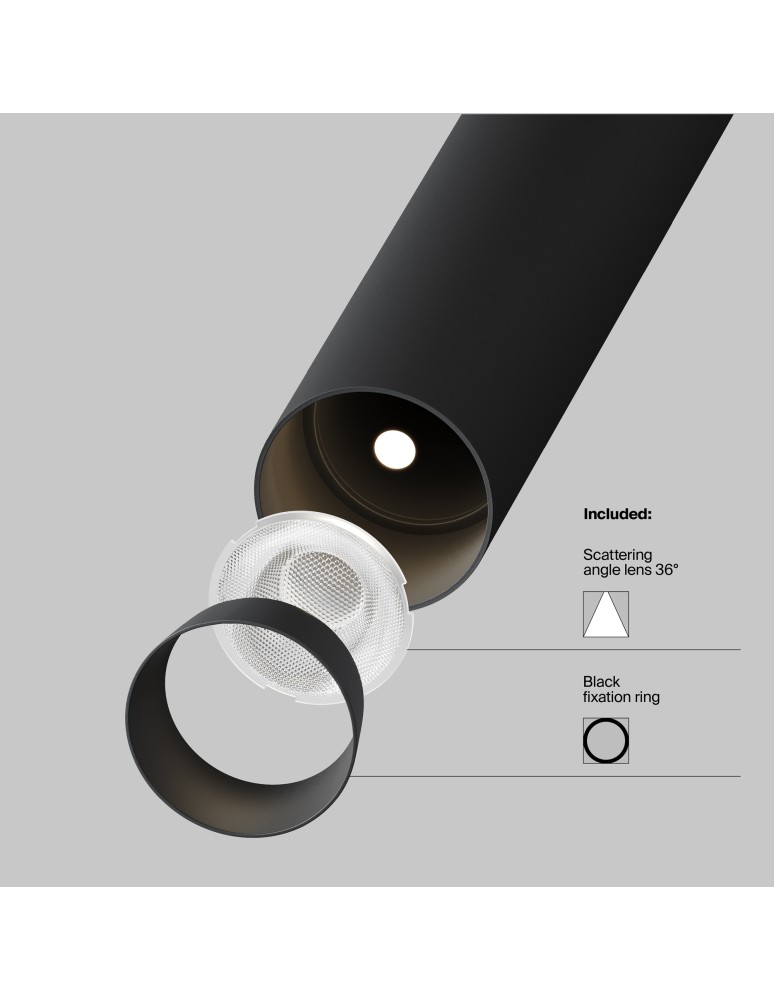 Magnetic rail lamps - Maytoni Focus T Spotlight for Exility LED Rail 280lm 3000K White TR141-2-6W3K-M-W. - product kolory-swiatla.pl 9
