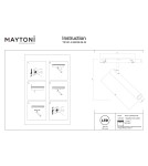 Magnetic rail lamps - Maytoni Focus T Spotlight for Exility LED Rail 280lm 3000K White TR141-2-6W3K-M-W. - product 11