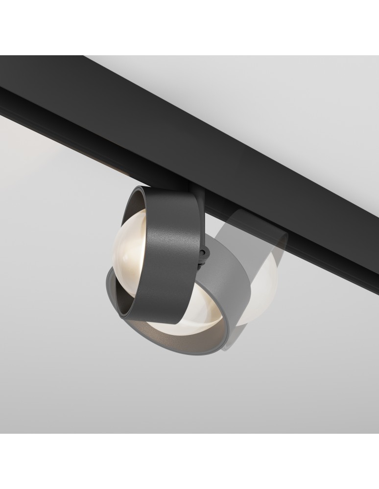 Magnetic rail lamps - Maytoni Lens Spotlight for Exility LED Rail 770lm 3000K Black TR217-2-15W3K-B. - product kolory-swiatla.pl 6