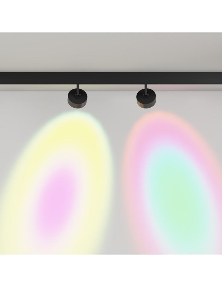 Magnetic rail lamps - Maytoni Lens Spotlight for Exility LED Rail 770lm 3000K Black TR217-2-15W3K-B. - product kolory-swiatla.pl 7