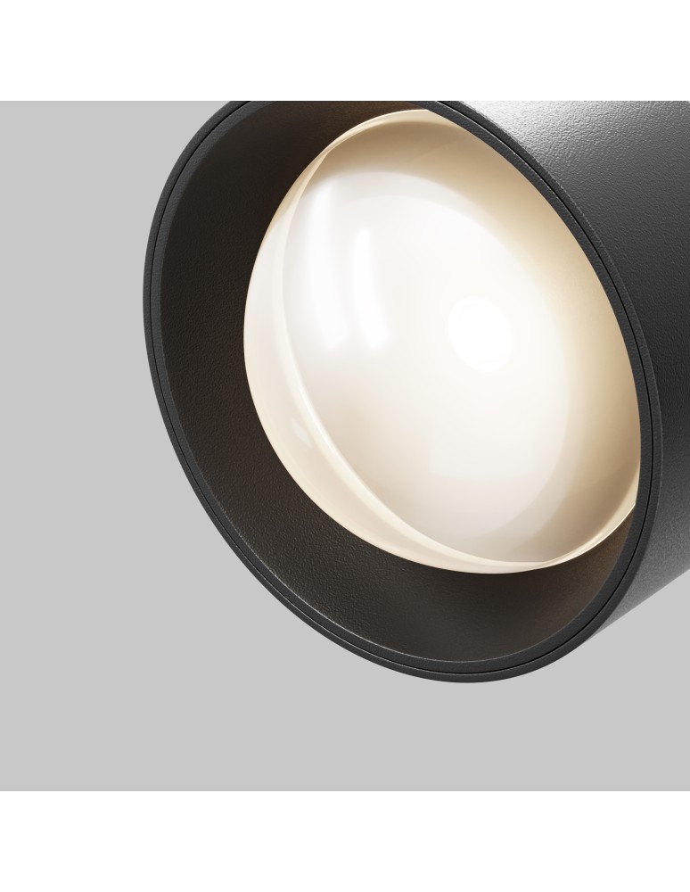 Magnetic rail lamps - Maytoni Lens Spotlight for Exility LED Rail 770lm 3000K Black TR217-2-15W3K-B. - product kolory-swiatla.pl 8
