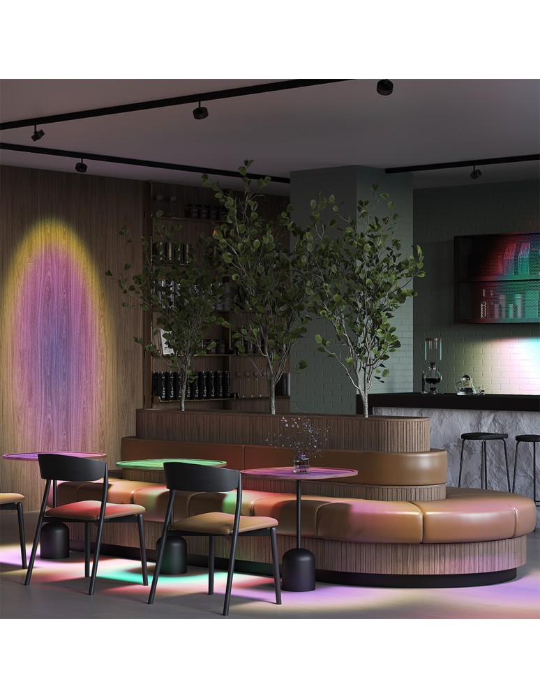 Maytoni Lens Reflektor do Szyny Exility LED 770lm 2700K-6500K Czarny TR217-4-15WTW-DD-B