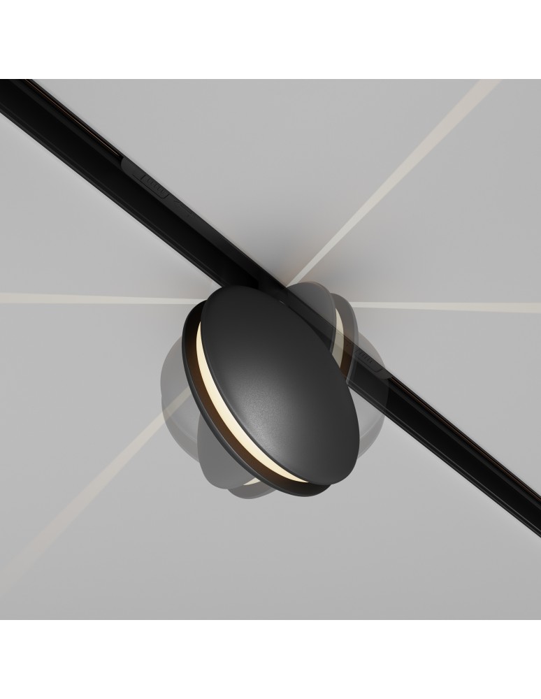 Magnetic rail lamps - Maytoni Outline Exility LED Rail Lamp 28lm 3000K Black TR090-2-6W3K-B. - product kolory-swiatla.pl 6