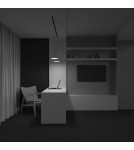 Magnetic rail lamps - Maytoni Plato Exility LED Rail Plate Lamp 708lm 3000K Black TR123-2-15W3K-B. - product 3