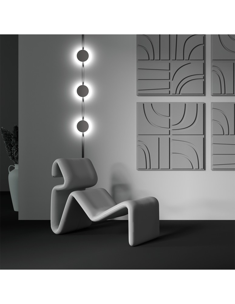 Maytoni Relax LED Exility Rail Plate Lamp 139lm 3000K Brass TR107-2-5W3K-BS