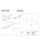 Magnetic rail lamps - Maytoni Relax LED Exility Rail Plate Lamp 139lm 3000K Brass TR107-2-5W3K-BS - product 7