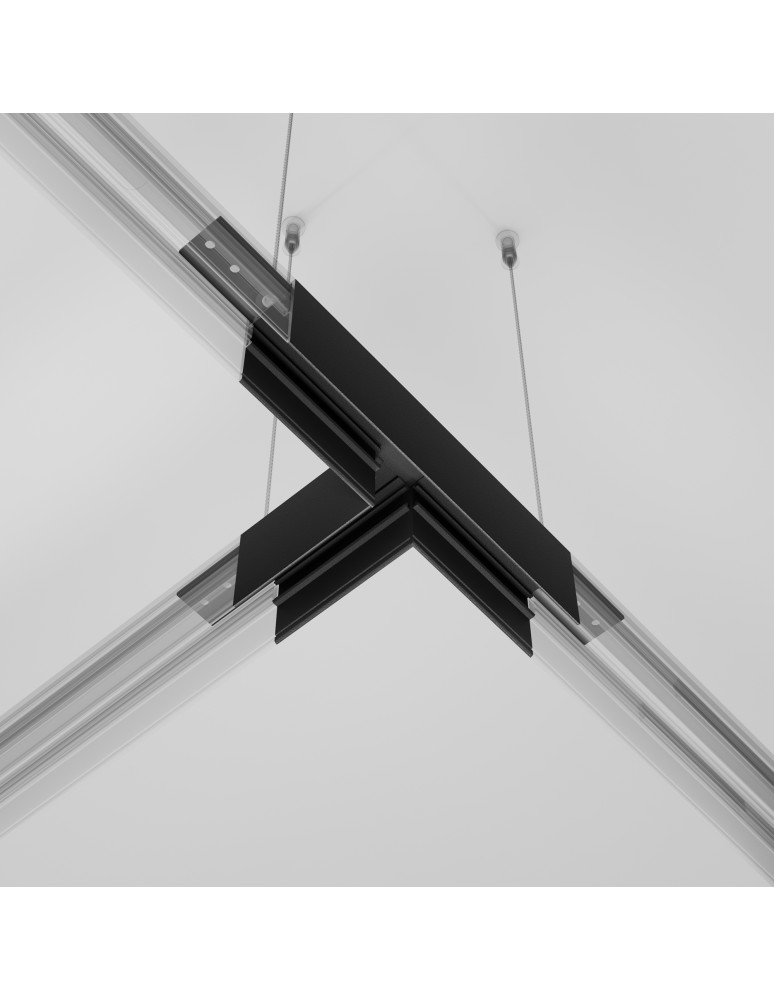 Accessories for magnetic busbars - Maytoni T-connector for Exility LED rail Black TRA034CT-41B-DE - product kolory-swiatla.pl 3