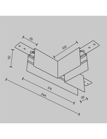 Maytoni Łącznik T do szyny Exility LED Biały TRA034CT-41W-DE - produkt 2