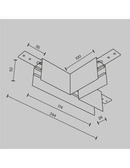 Maytoni Łącznik T do szyny Exility LED Biały TRA034CT-41W-DE - produkt 2