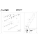 Magnetic rail lamps - Maytoni Basis Linear Lamp for Exility LED Rail 800lm 2700K Black TR030-2-12W2.7K-B - product 7