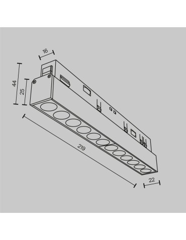 Maytoni Points Lampa Liniowa do Szyny Exility LED 760lm 2700K Czarny TR031-2-12W2.7K-B - produkt 2