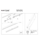 Magnetic rail lamps - Maytoni Points Exility LED Rail Linear Lamp 760lm 2700K Black TR031-2-12W2.7K-B - product 8