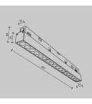 Magnetic rail lamps - Maytoni Points Exility LED Rail Linear Lamp 1110lm 2700K Black TR031-2-18W2.7K-B - product 2