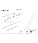Magnetic rail lamps - Maytoni Points Exility LED Rail Linear Lamp 1110lm 2700K Black TR031-2-18W2.7K-B - product 8
