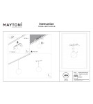 Magnetic rail lamps - Maytoni Luna Ball for Exility LED Rail 350lm 2700K-6000K Black TR039-4-5WTW-DD2-B - product 7