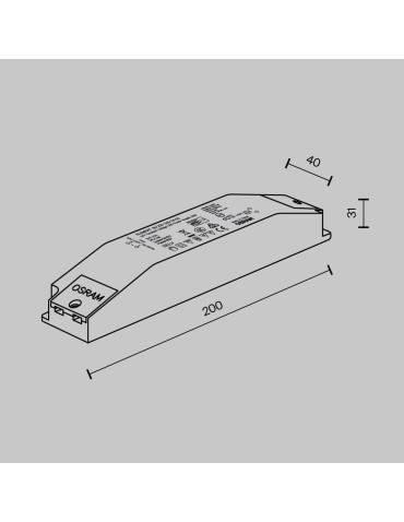 Maytoni Zasilacz Systemu Flarity 60W Biały 60-220-240-24-G2 - produkt 2