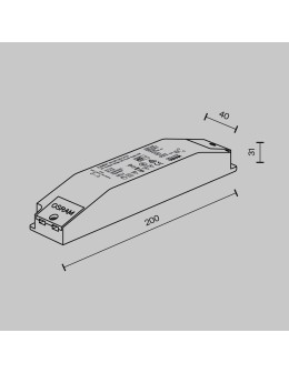 Maytoni Zasilacz Systemu Flarity 60W Biały 60-220-240-24-G2 - produkt 2