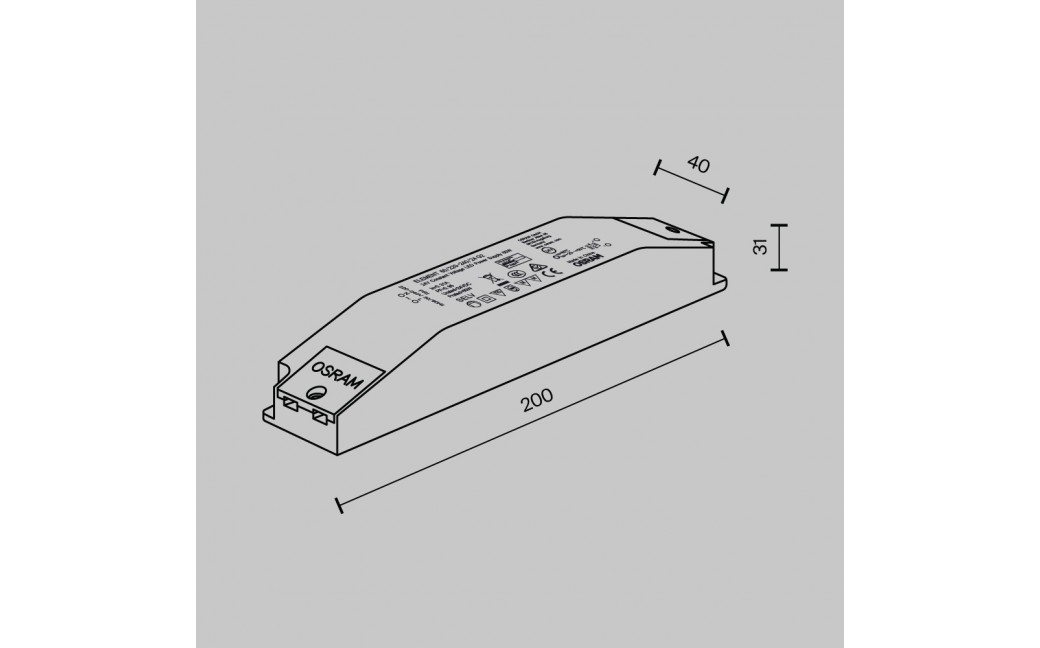 Maytoni Zasilacz Systemu Flarity 60W Biały 60-220-240-24-G2