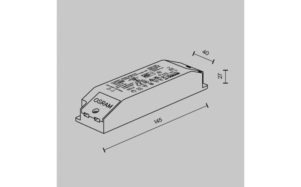 Maytoni Zasilacz Systemu Flarity 30W Biały 30-220-240-24-G2