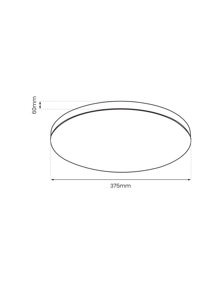 LED Plafonds - Milagro Plafon Slimi 24W 4000K Black ML9089 - product kolory-swiatla.pl 5