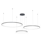 Pendant lamps circles - Milagro Saturno Black 100W LED pendant lamp ML0846 - product 6