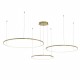 Milagro Lampa wisząca Saturno Gold 100W LED ML0847