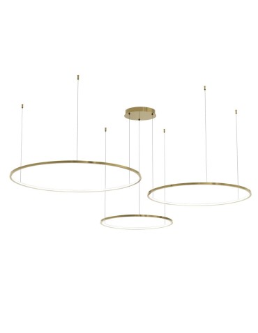 Milagro Saturno Gold 100W LED pendant lamp ML0847
