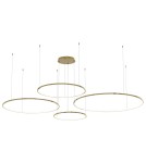 Pendant lamps circles - Milagro Saturno Gold 120W LED pendant lamp ML0849 - product 1