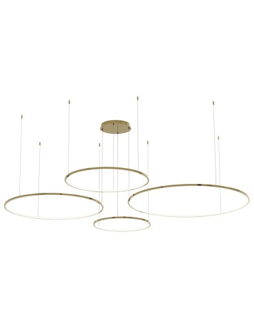 Milagro Saturno Gold 120W LED pendant lamp ML0849