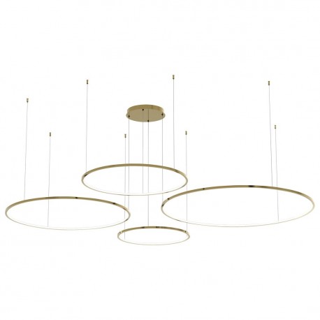 Milagro Lampa wisząca Saturno Gold 120W LED ML0849