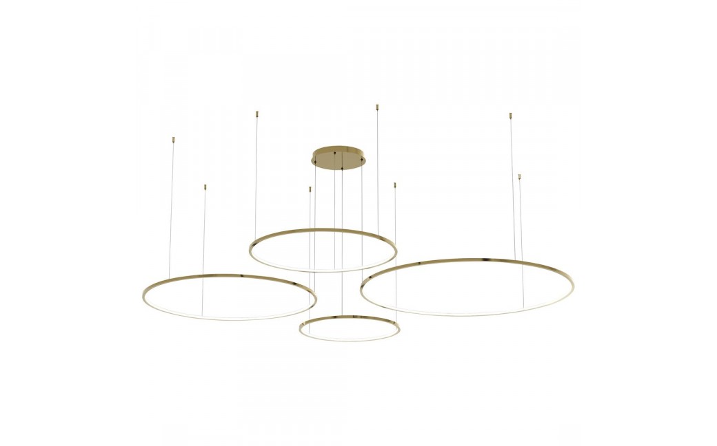 Milagro Lampa wisząca Saturno Gold 120W LED ML0849