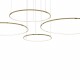 Milagro Lampa wisząca Saturno Gold 120W LED ML0849