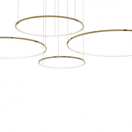 Milagro Lampa wisząca Saturno Gold 120W LED ML0849
