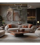 Pendant lamps circles - Milagro Saturno Gold 120W LED pendant lamp ML0849 - product 3