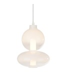 Single pendant lamps - Milagro DAPHNE WHITE 12W pendant lamp ML0862 - product 2