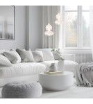 Single pendant lamps - Milagro DAPHNE WHITE 12W pendant lamp ML0862 - product 3