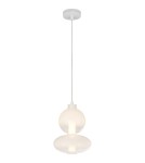 Single pendant lamps - Milagro DAPHNE WHITE 12W pendant lamp ML0862 - product 6