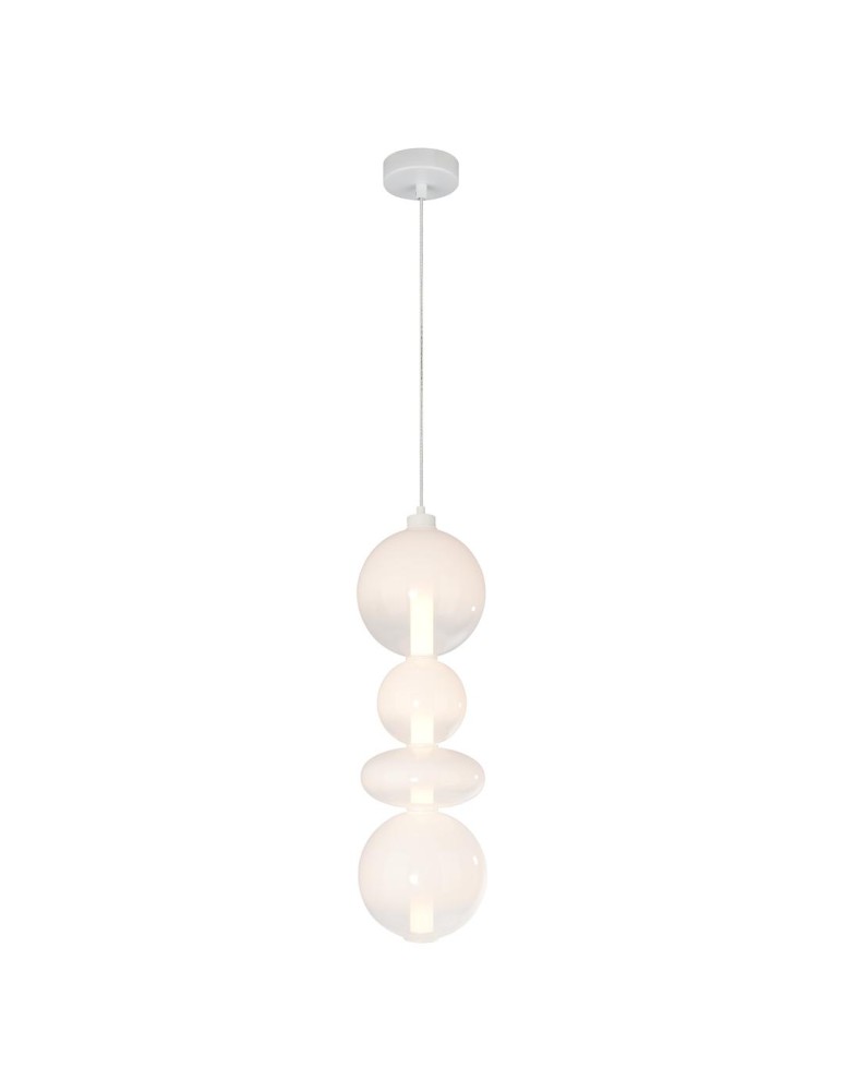 Single pendant lamps - Milagro DAPHNE WHITE 36W pendant lamp ML0863 - product kolory-swiatla.pl 1