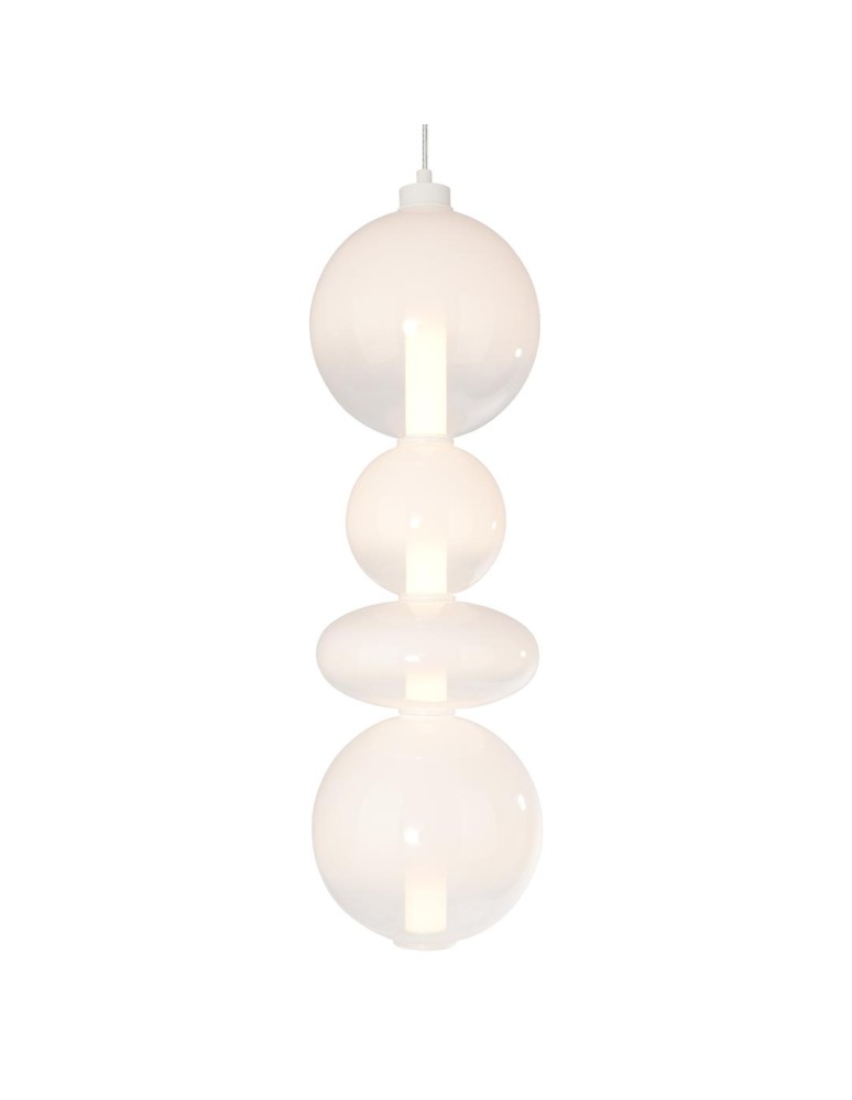 Single pendant lamps - Milagro DAPHNE WHITE 36W pendant lamp ML0863 - product kolory-swiatla.pl 2