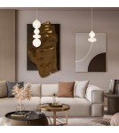 Single pendant lamps - Milagro DAPHNE WHITE 36W pendant lamp ML0863 - product 3