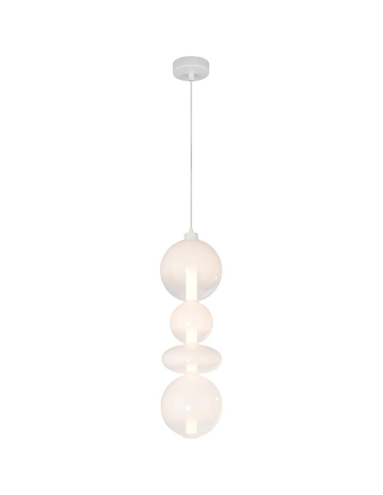 Single pendant lamps - Milagro DAPHNE WHITE 36W pendant lamp ML0863 - product kolory-swiatla.pl 6