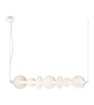 Pendant lamps over the island - Milagro DAPHNE WHITE 40W pendant lamp ML0864 - product 1