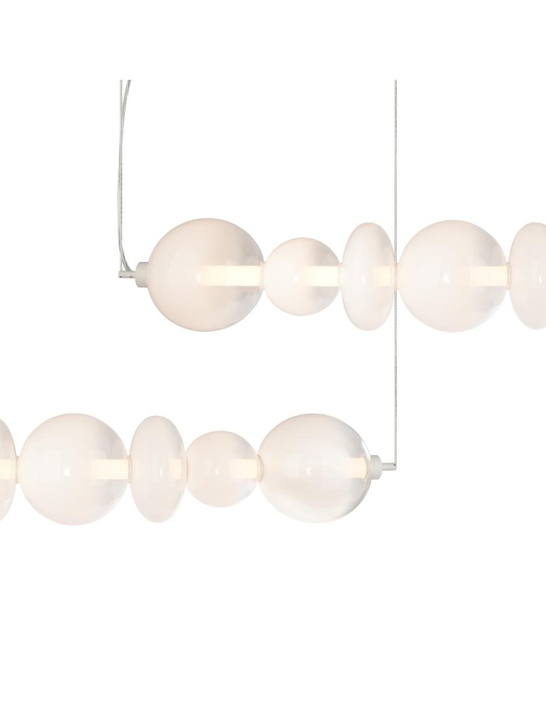 Pendant lamps over the island - Milagro DAPHNE WHITE 40W pendant lamp ML0864 - product kolory-swiatla.pl 2