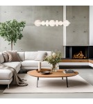 Pendant lamps over the island - Milagro DAPHNE WHITE 40W pendant lamp ML0864 - product 3